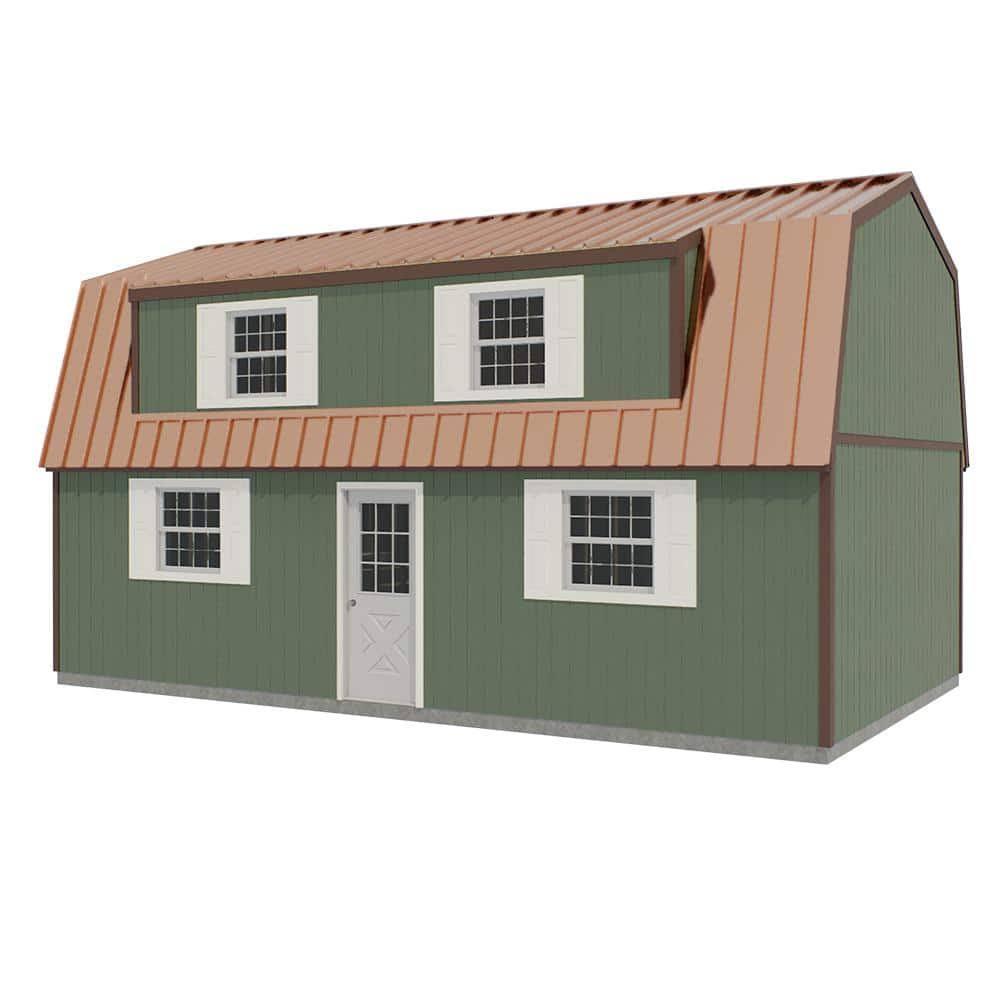 Best Barns Camp Reynolds 28 ft. x 16 ft. Wood Storage Building, Clear